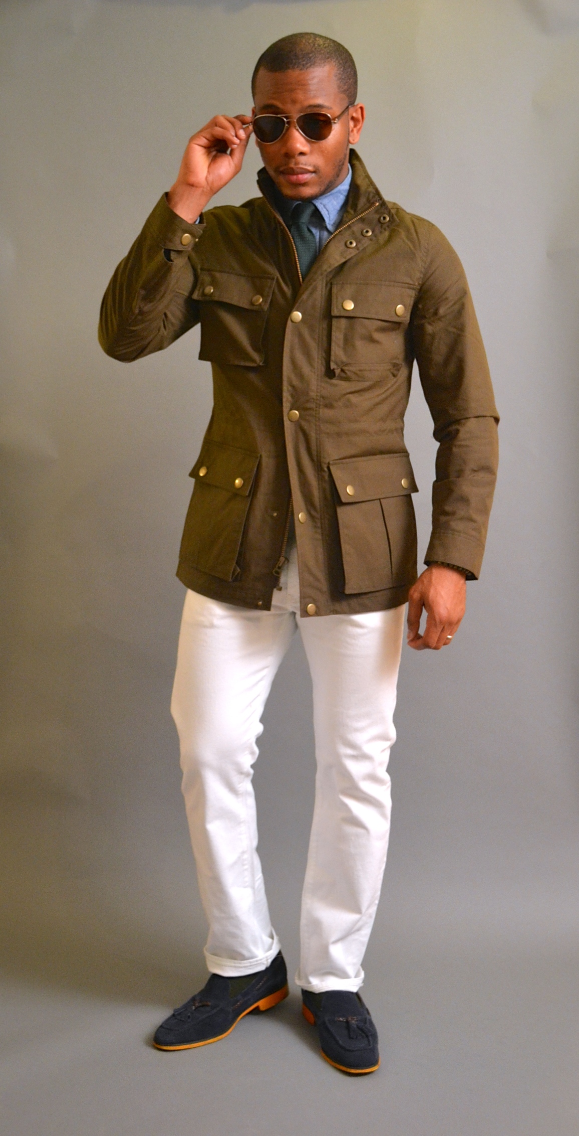 tailored field jacket