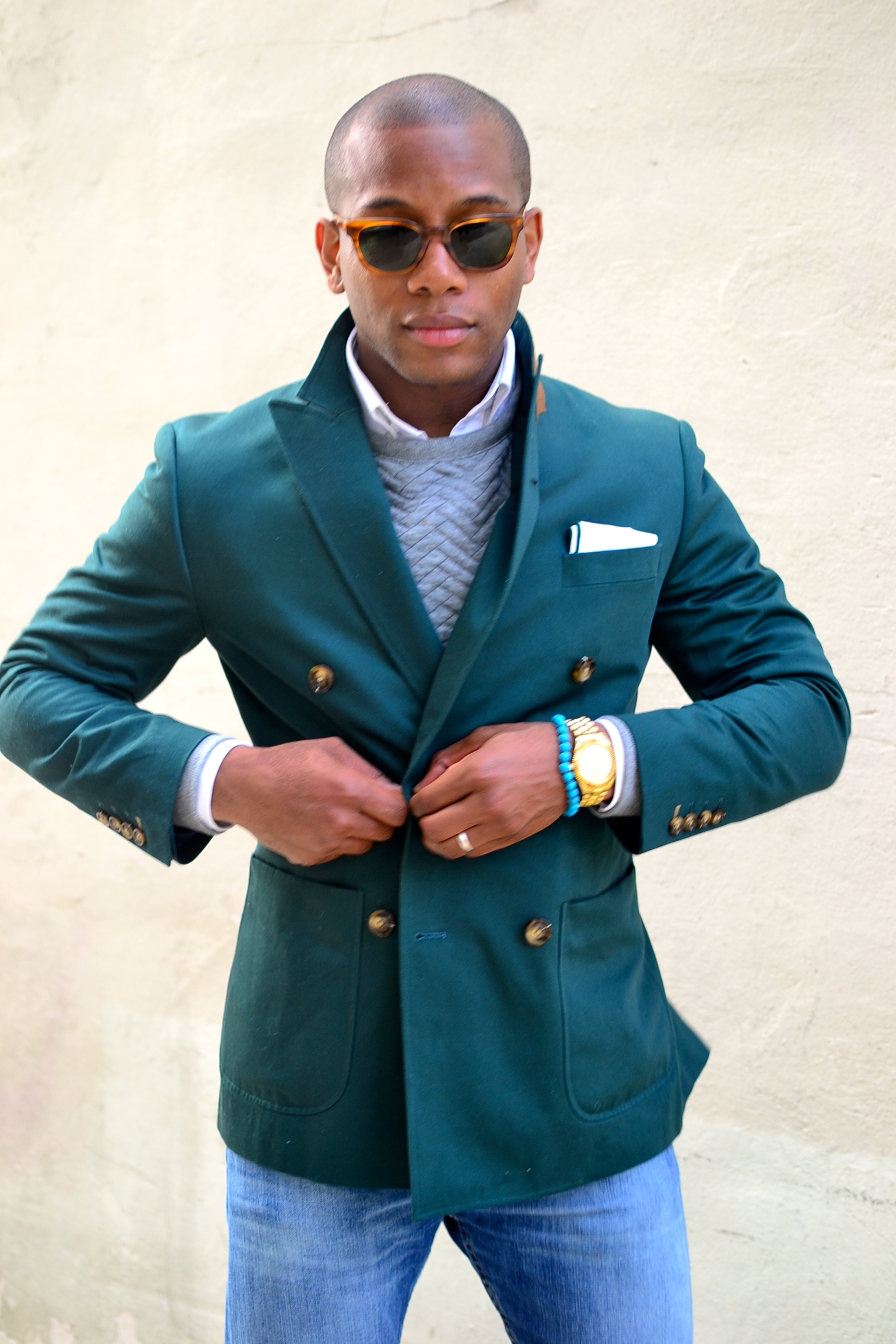 How To Rock The Green DoubleBreasted Blazer 3 Ways Page 2 Men's
