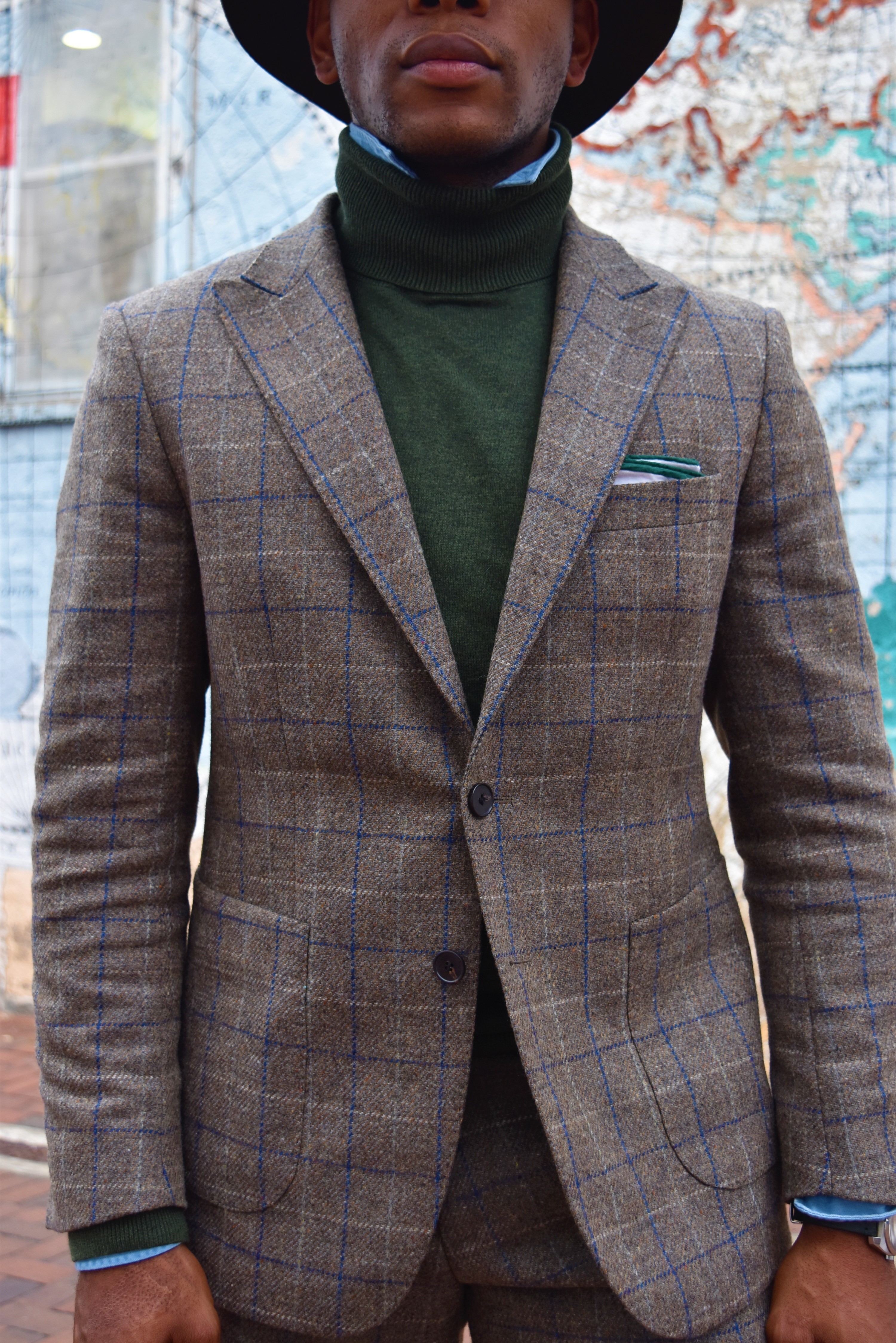 Oliver Wicks Check Tweed Suit