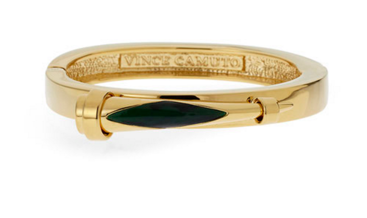 vince camuto gold-tone horn bangle