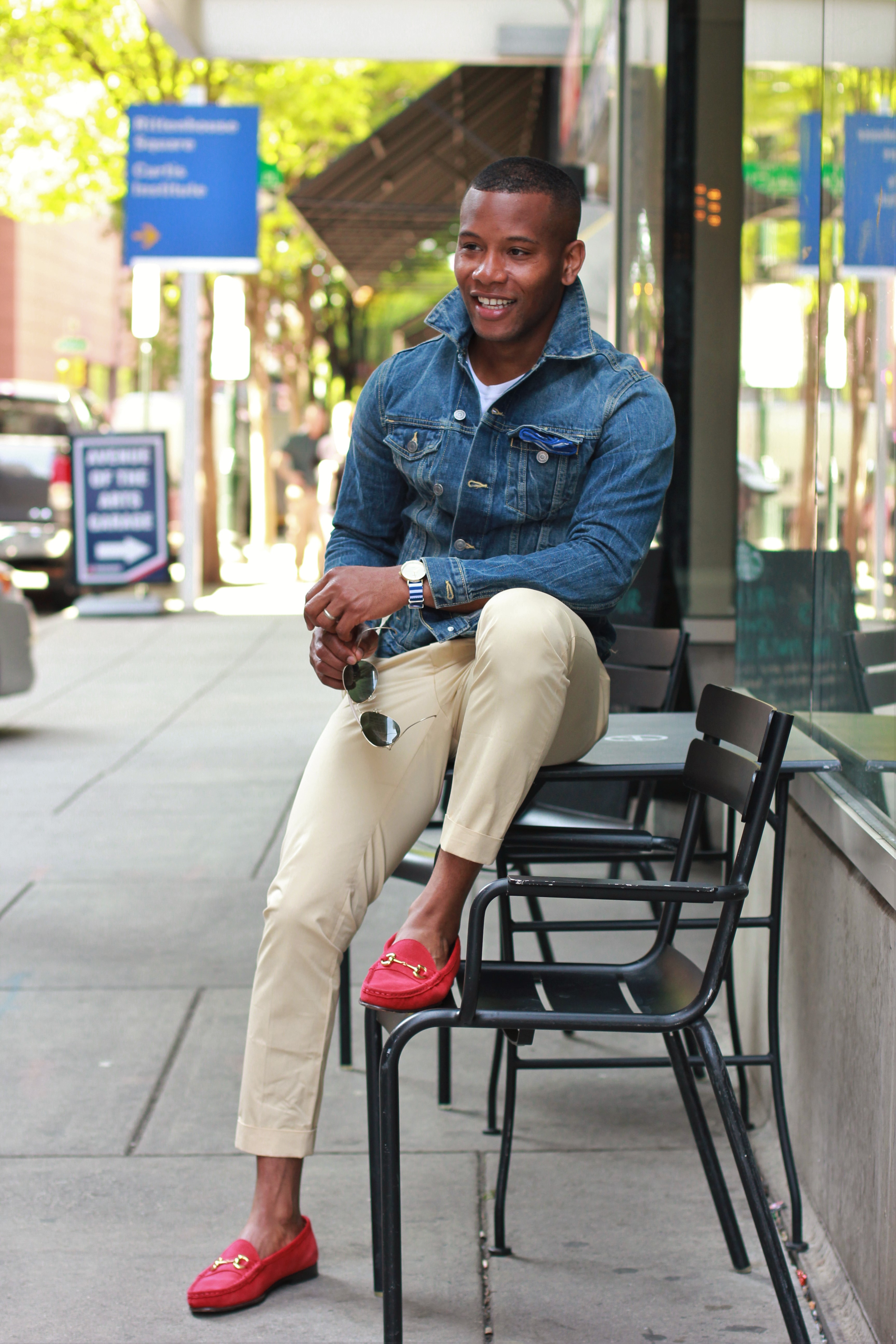 Sabir M. Peele of Men's Style Pro Kicks That Kick Feature with Zara + New Balance + Jay Butler