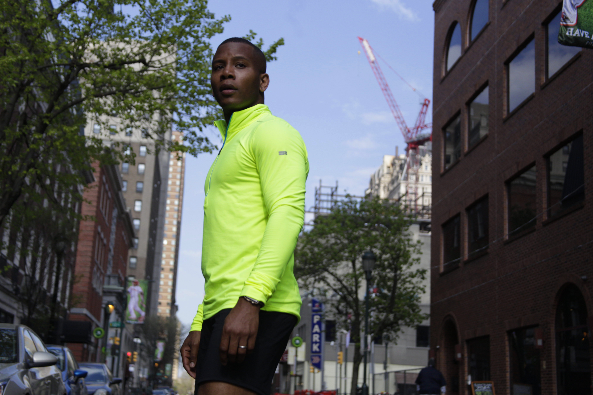 Sabir M. Peele of Men's Style Pro for Zappos & Brooks Running