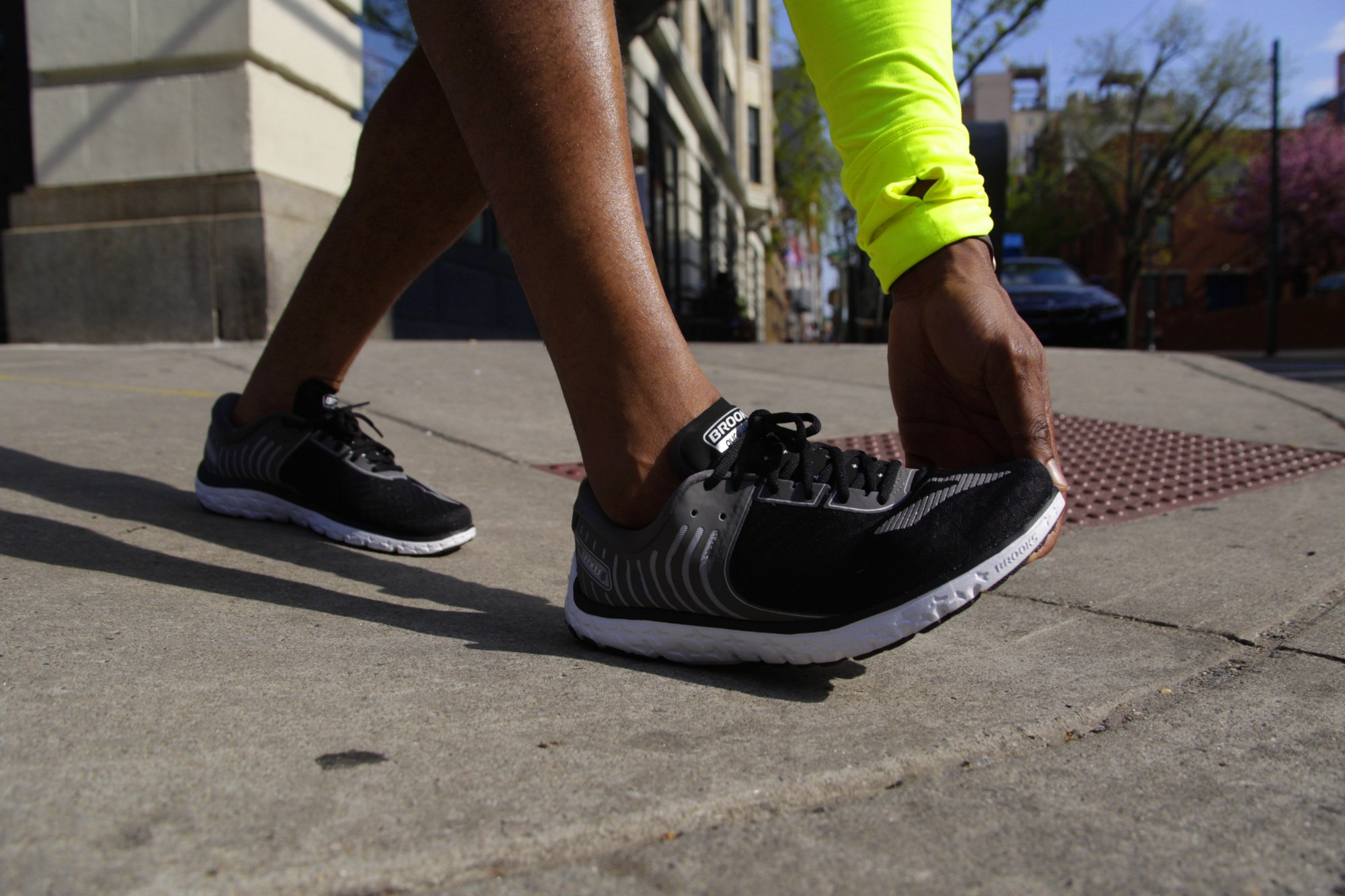 Sabir M. Peele of Men's Style Pro for Zappos & Brooks Running