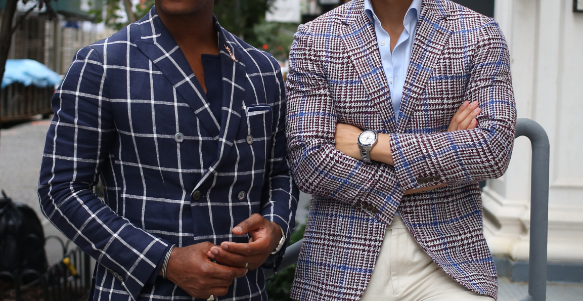 Men's Style Pro & Levitate Style in Check & Plaid Blazers