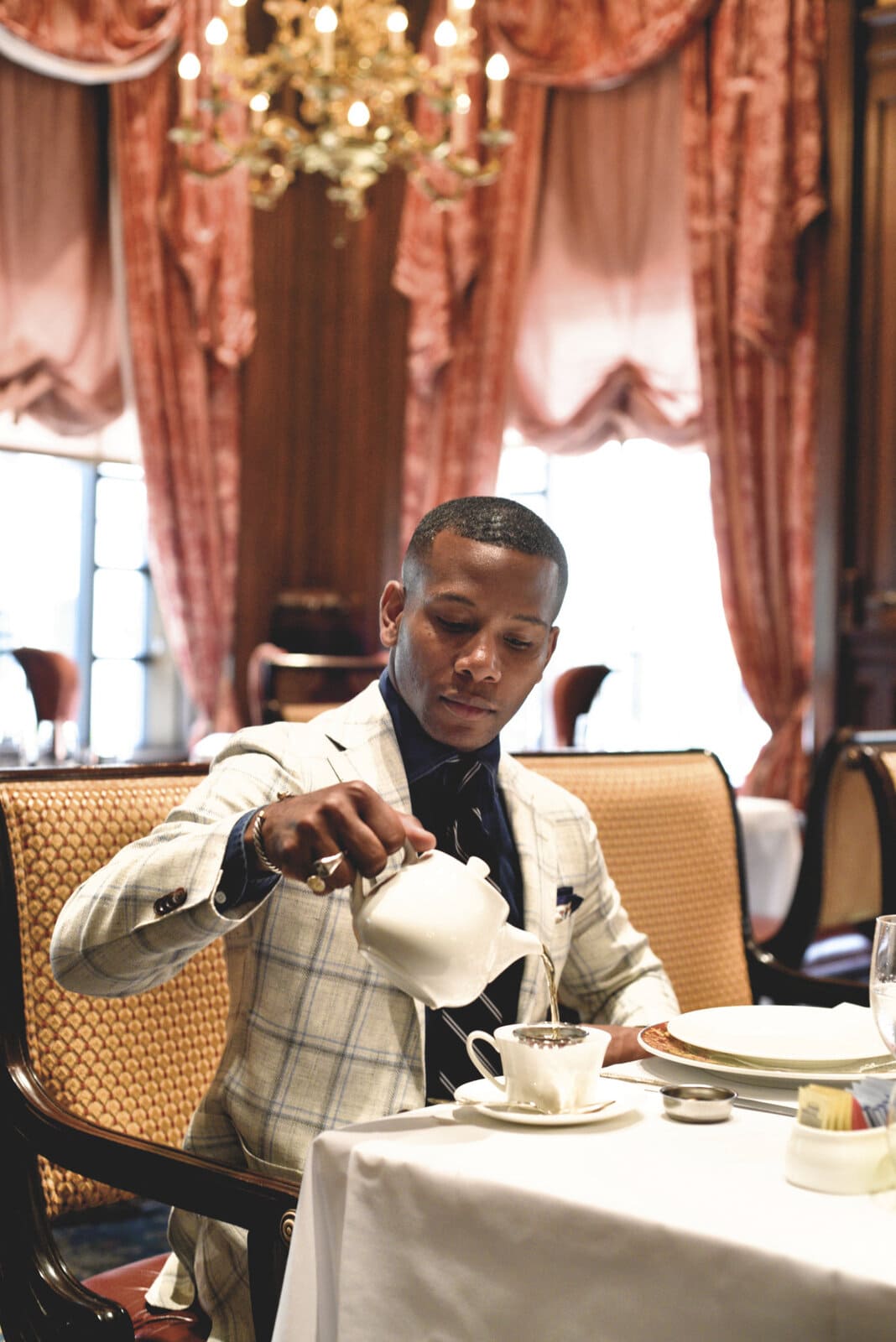 Formal Tea at Hotel Du Pont x Men's Style Pro 