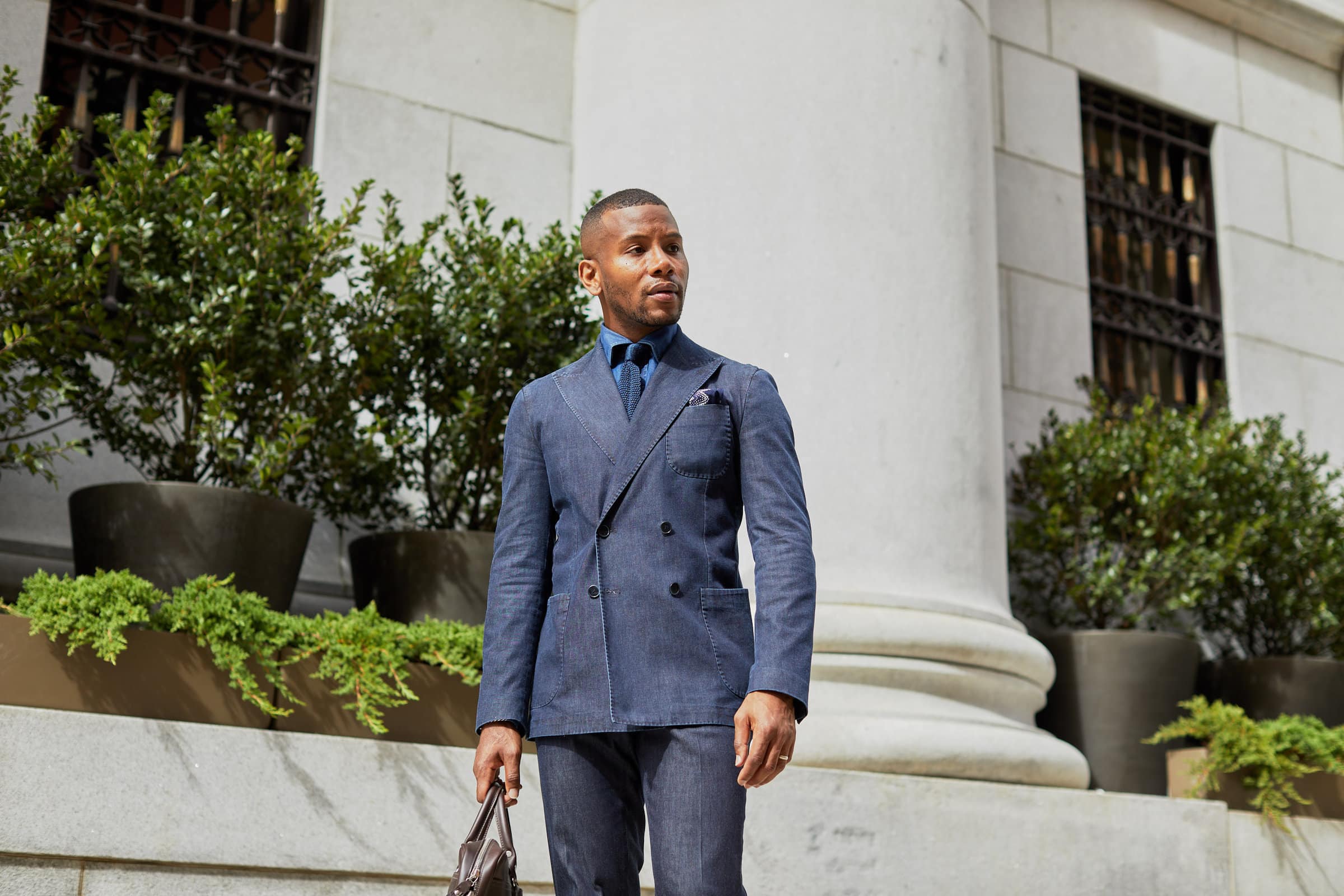 ModaMatters Denim Suit on Men's Style Pro