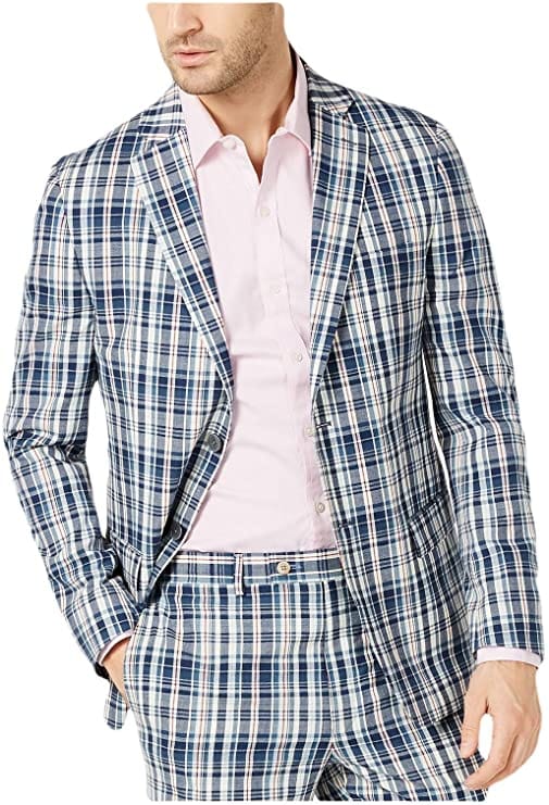 Ralph Lauren Madras Plaid Suit Jacket