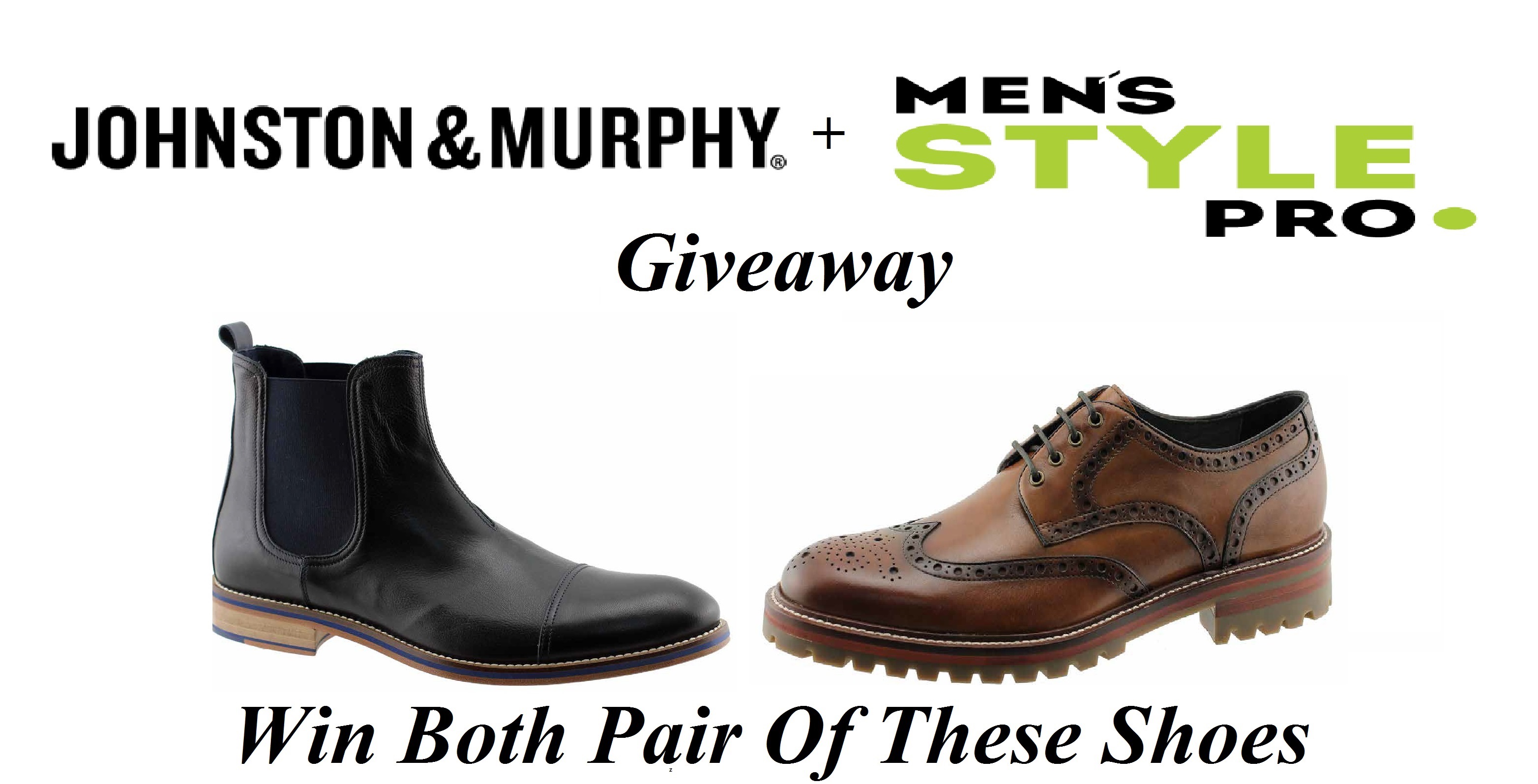 Johnston & Murphy Holiday Giveaway via Men's Style Pro