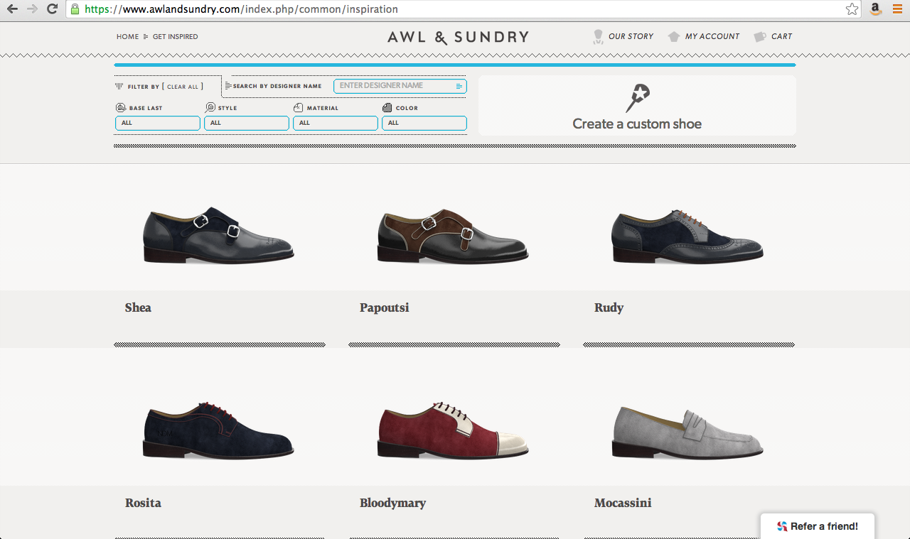 Awl & Sundry Custom Shoes