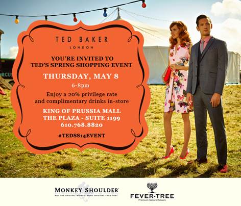 Ted Baker SS 14 Shopping Event