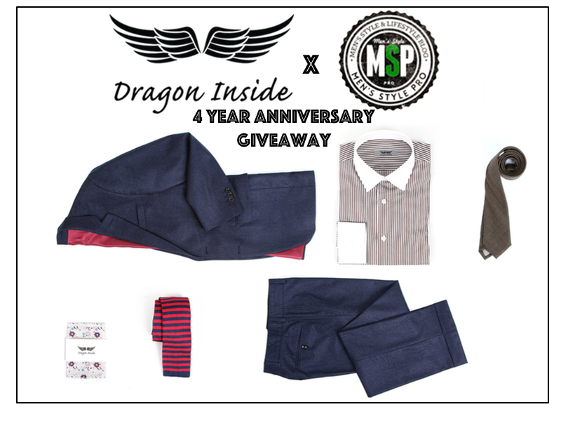 Dragon Inside x Men's Style Pro 4 Year Anniversary Giveaway