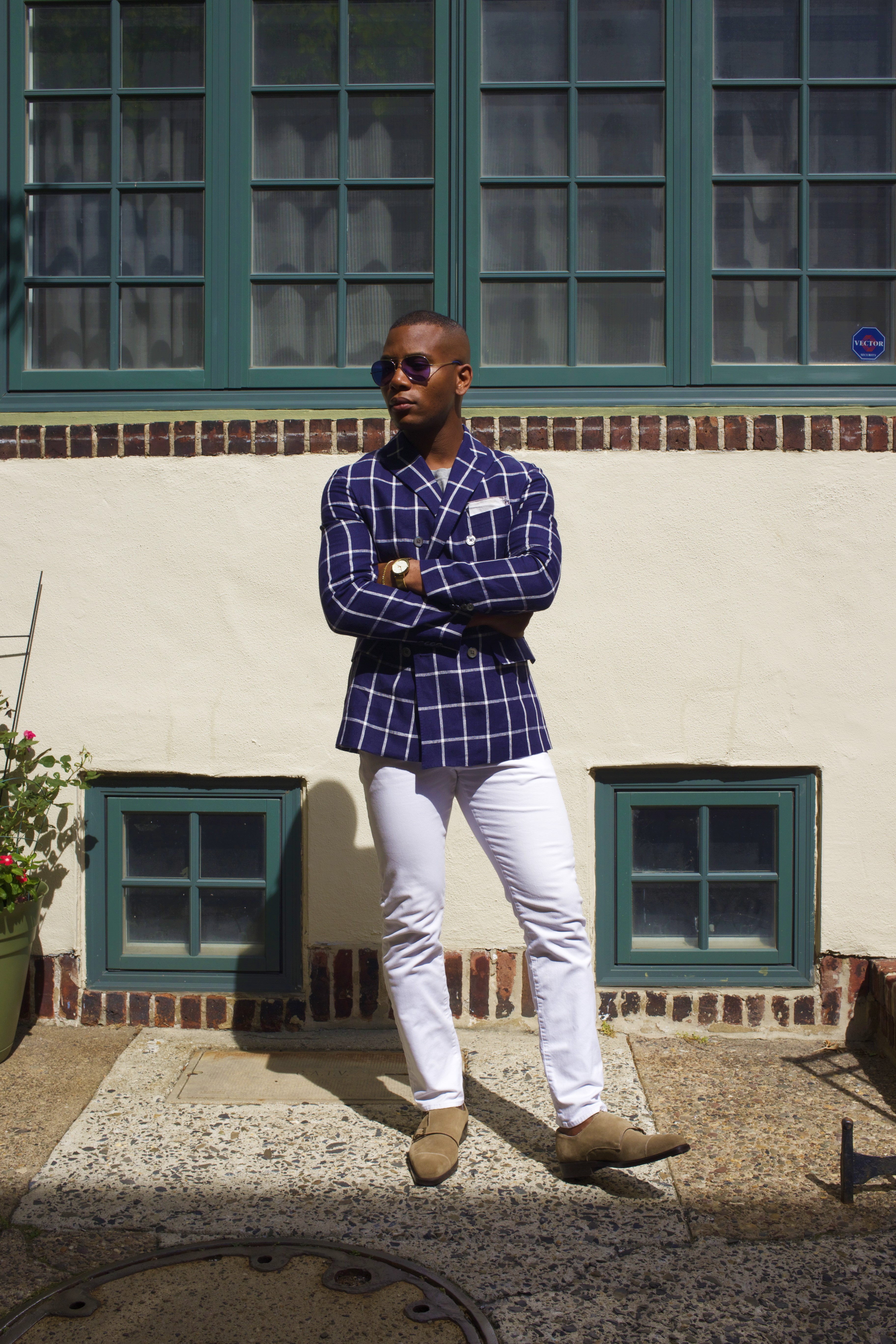 Sabir M. Peele of Men's Style Pro Summer's Menswear Essentials 2016 sponsored by I.W. Harper Whiskey