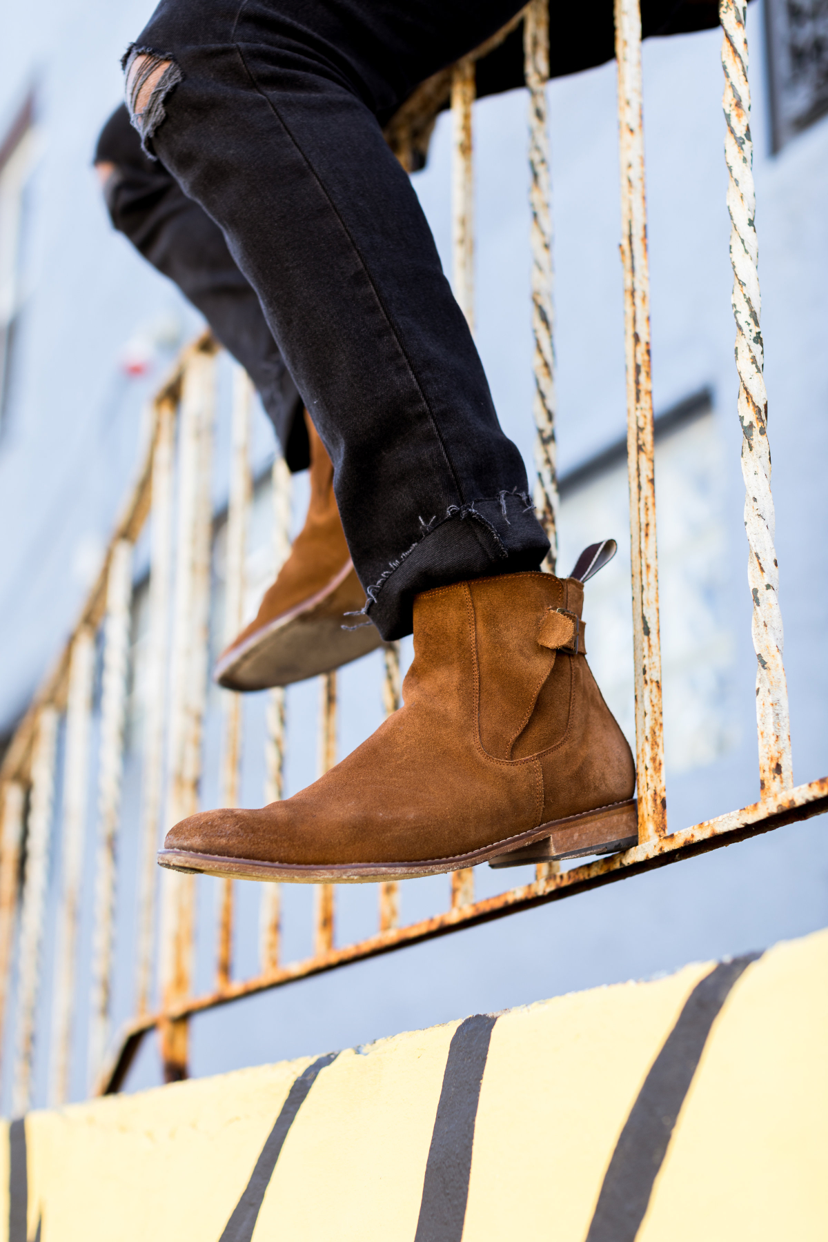 Spring Style Move The Contrasting Snuff Suede Boot