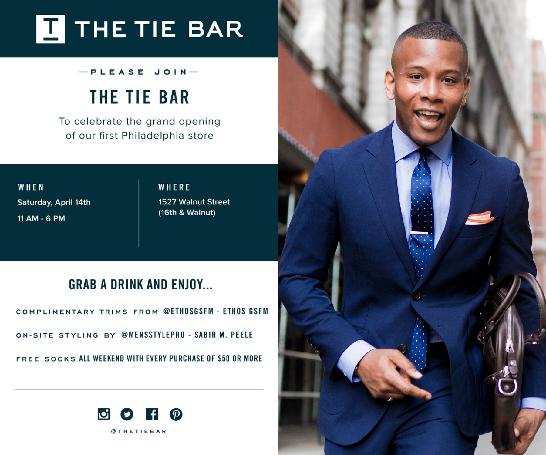 The Tie Bar Comes To Philly