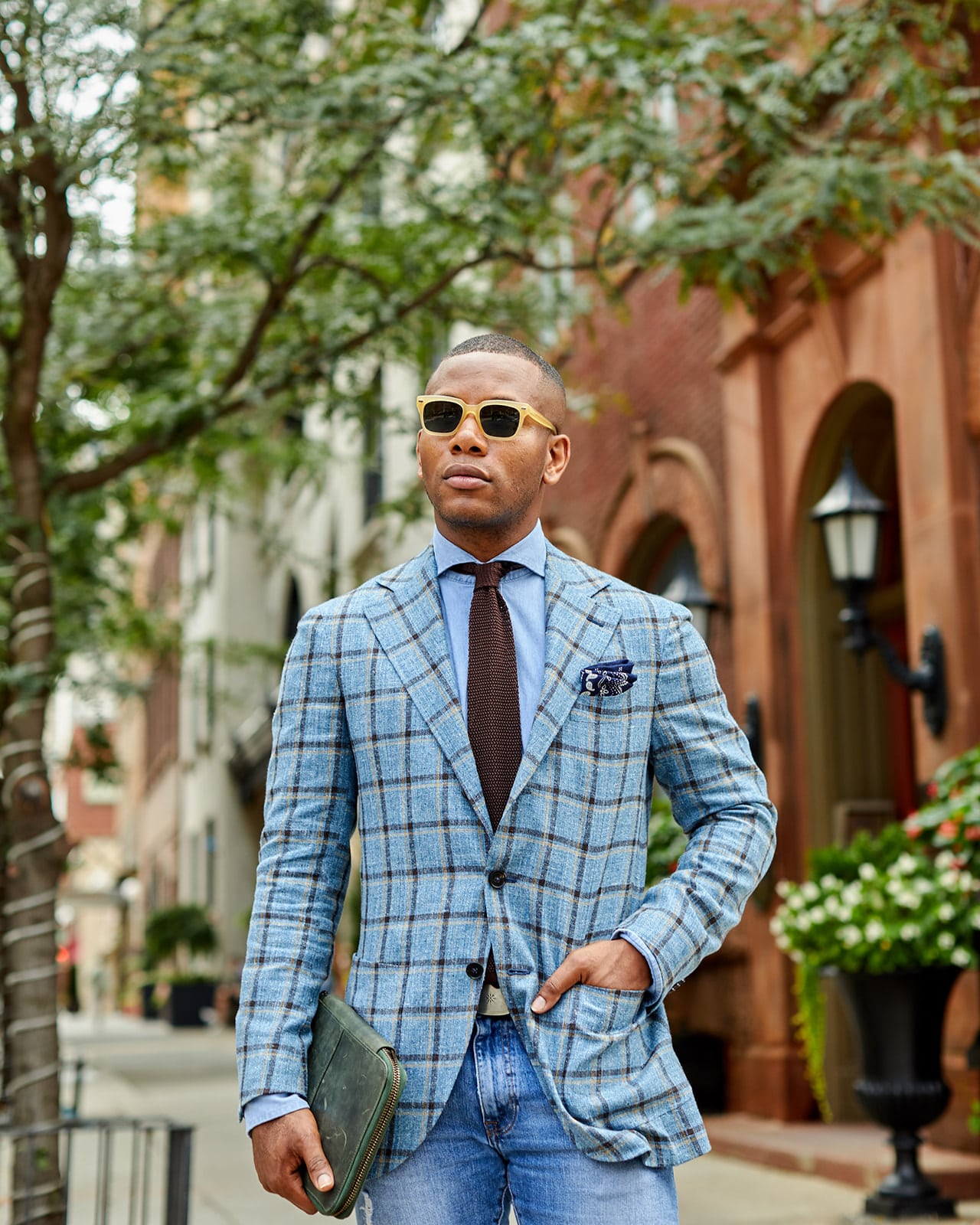 Sabir M. Peele of Men's Style Pro in Spier & Mackay Blazer
