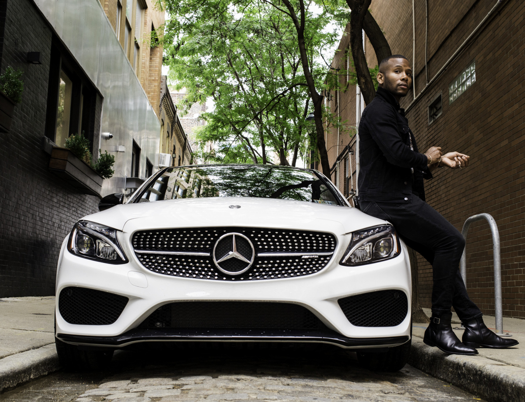 Sabir M. Peele of Men's Style Pro Review Mercedes Benz Collection