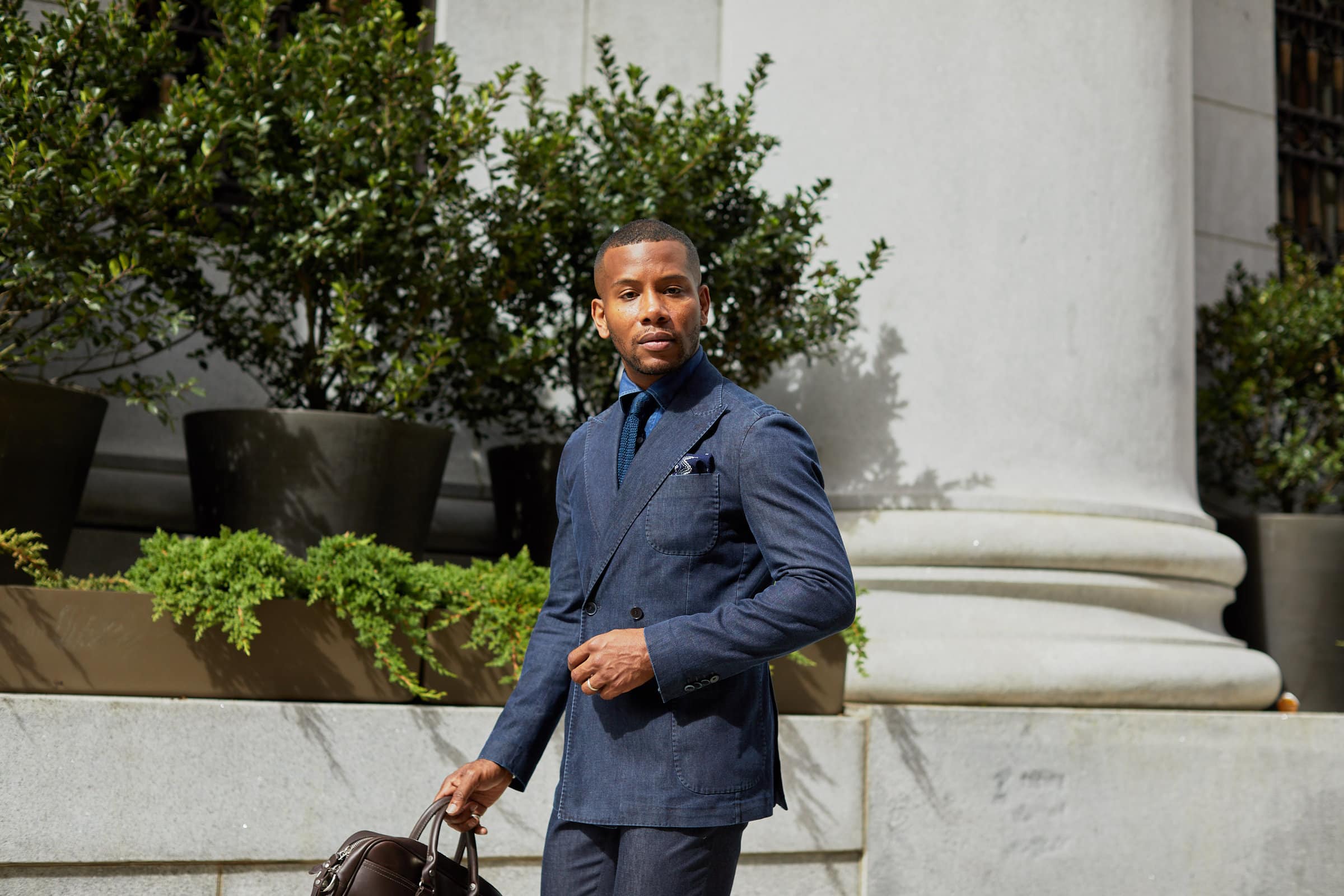 ModaMatters Denim Suit on Men's Style Pro