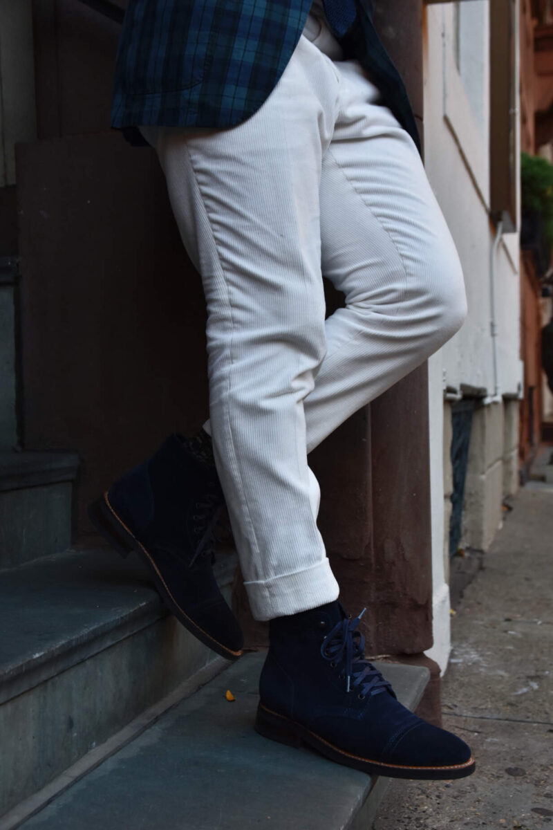 Two Smart Casual Ways To Rock White Corduroy Pants This Season – Men’s ...